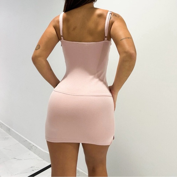Boutique Pink Sleeveless Mini Dress - Picture 2 of 2